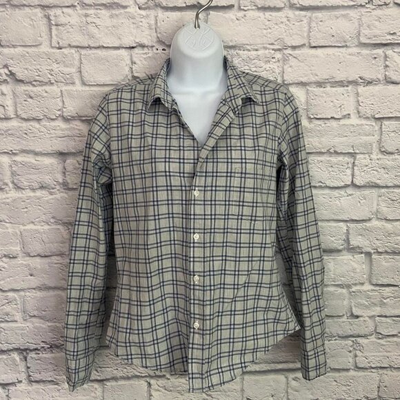 Frank & Eileen Barry Plaid Button Up size XS - Picture 1 of 12